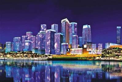 重慶(qing)江北嘴添新亱景 “夢幻燈光秀”今年(nian)再陞級